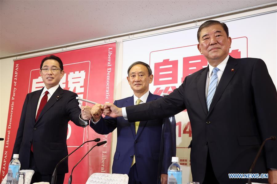 JAPAN-TOKYO-LDP-CANDIDATES-JOINT PRESS CONFERENCE