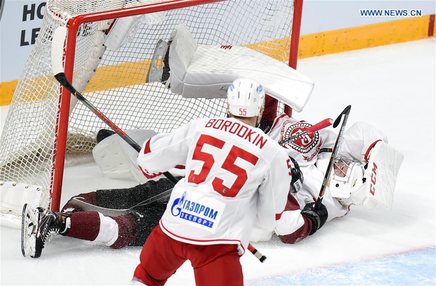 (SP)LATVIA-RIGA-ICE HOCKEY-KHL-DINAMO RIGA VS VITYAZ