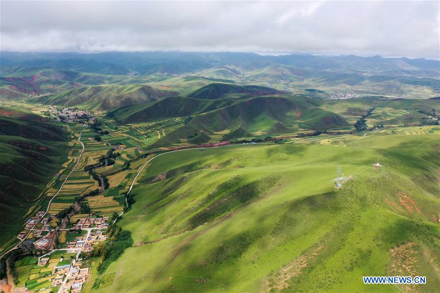 CHINA-GANSU-GANNAN-AERIAL SCENERY (CN)