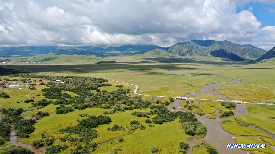 CHINA-GANSU-GANNAN-AERIAL SCENERY (CN)