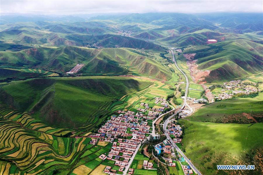 CHINA-GANSU-GANNAN-AERIAL SCENERY (CN)