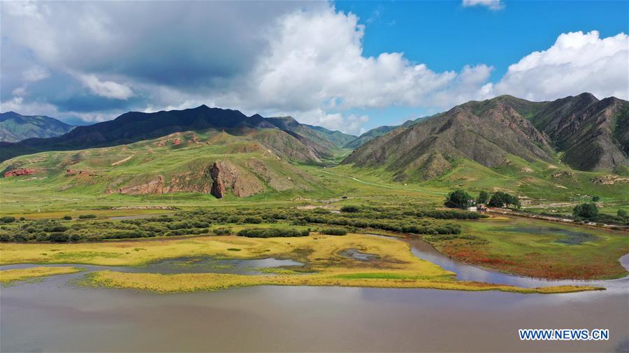 CHINA-GANSU-GANNAN-AERIAL SCENERY (CN)