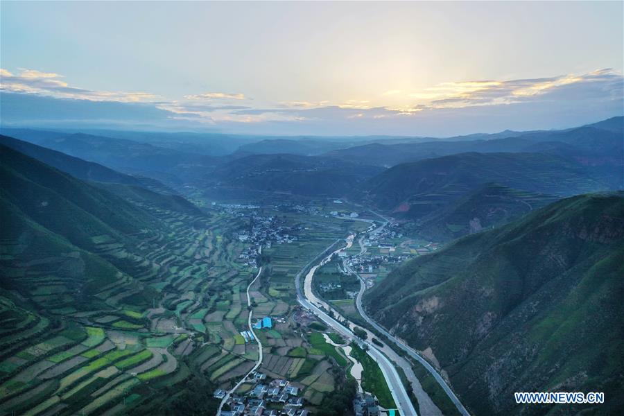 CHINA-GANSU-GANNAN-AERIAL SCENERY (CN)