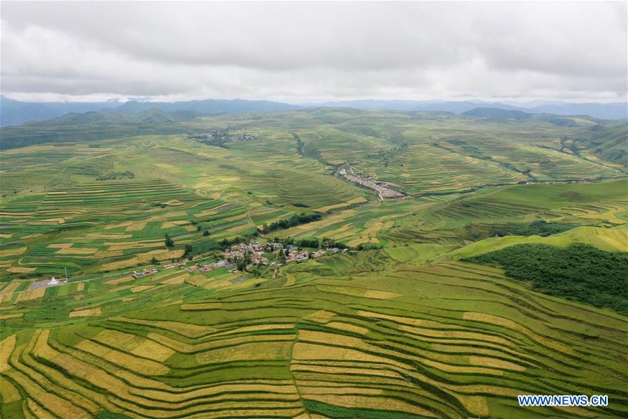 CHINA-GANSU-GANNAN-AERIAL SCENERY (CN)