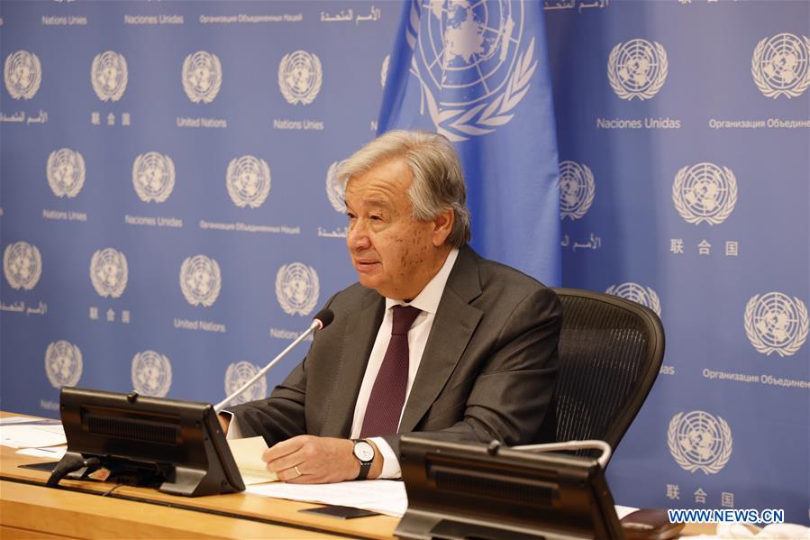 UN-GUTERRES-CLIMATE CHANGE REPORT-LAUNCH