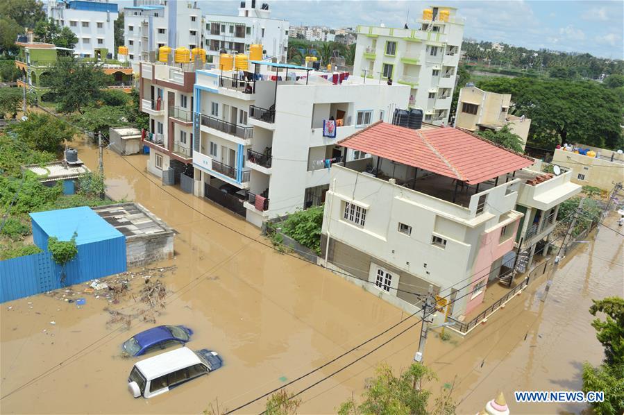 INDIA-BANGALORE-HEAVY RAIN