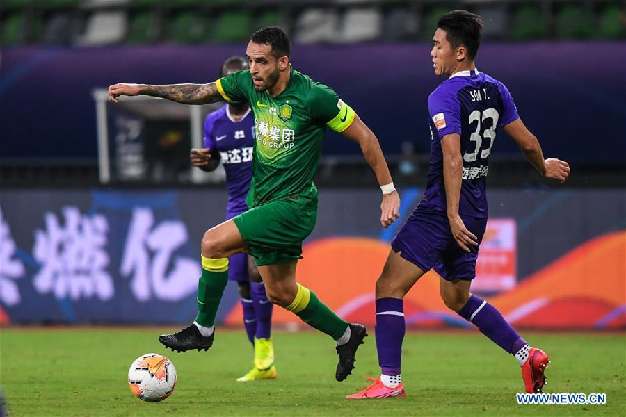 (SP)CHINA-SUZHOU-FOOTBALL-CHINESE SUPER LEAGUE-BEIJING VS TIANJIN (CN)