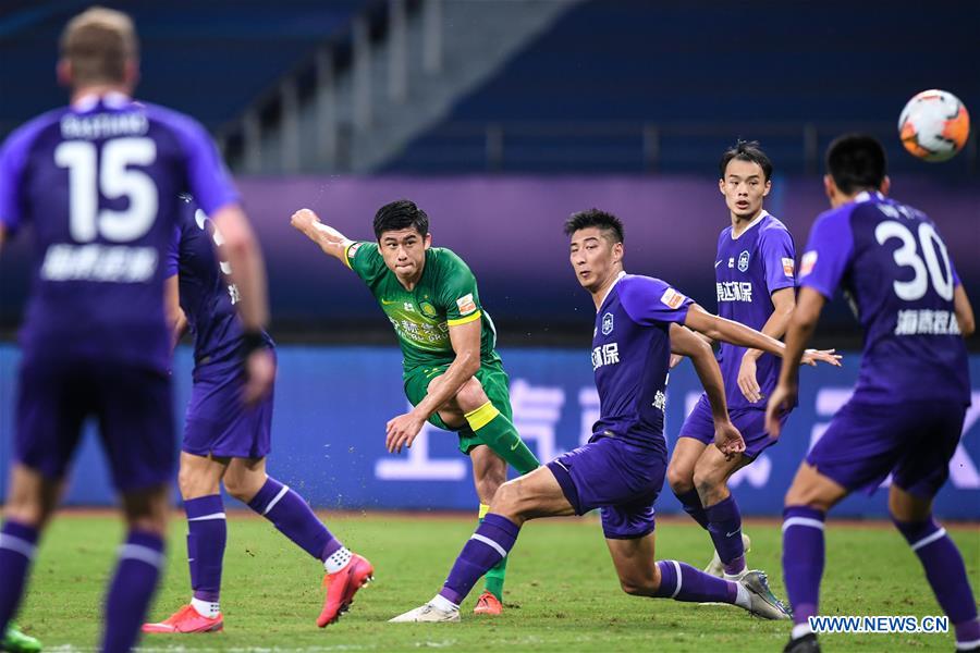 (SP)CHINA-SUZHOU-FOOTBALL-CHINESE SUPER LEAGUE-BEIJING VS TIANJIN (CN)