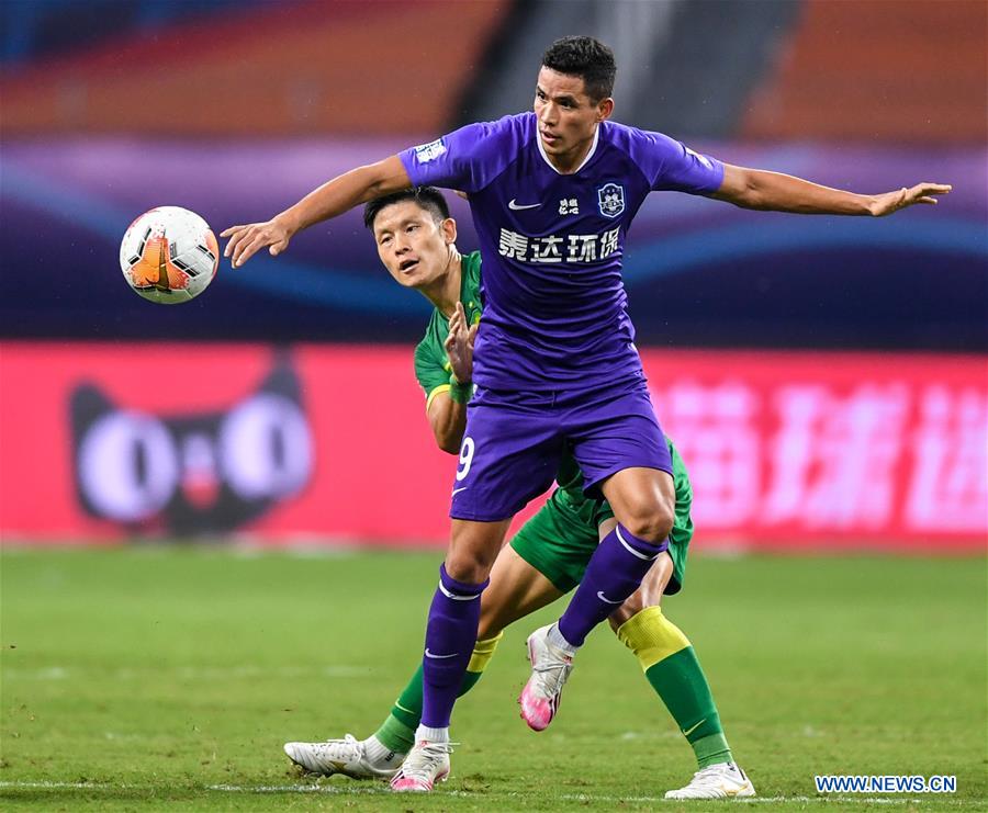 (SP)CHINA-SUZHOU-FOOTBALL-CHINESE SUPER LEAGUE-BEIJING VS TIANJIN (CN)