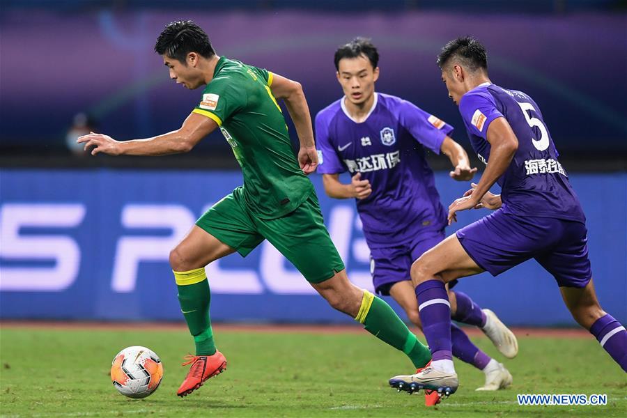 (SP)CHINA-SUZHOU-FOOTBALL-CHINESE SUPER LEAGUE-BEIJING VS TIANJIN (CN)