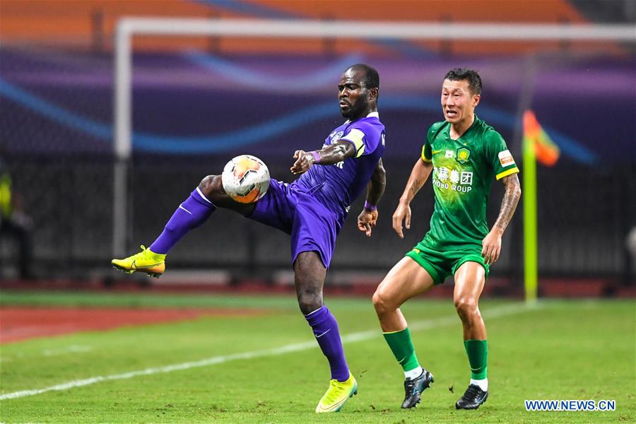 (SP)CHINA-SUZHOU-FOOTBALL-CHINESE SUPER LEAGUE-BEIJING VS TIANJIN (CN)