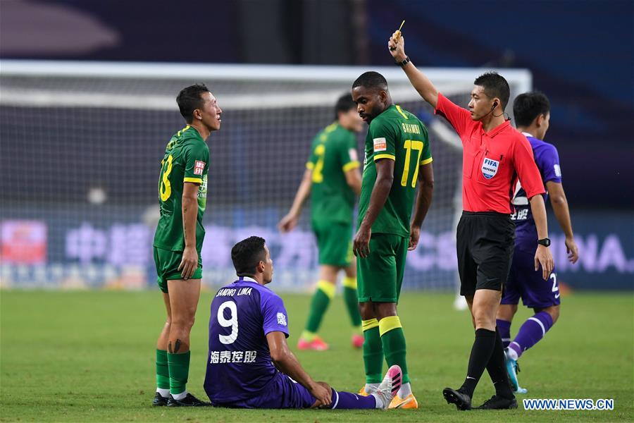 (SP)CHINA-SUZHOU-FOOTBALL-CHINESE SUPER LEAGUE-BEIJING VS TIANJIN (CN)