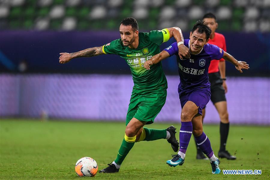 (SP)CHINA-SUZHOU-FOOTBALL-CHINESE SUPER LEAGUE-BEIJING VS TIANJIN (CN)