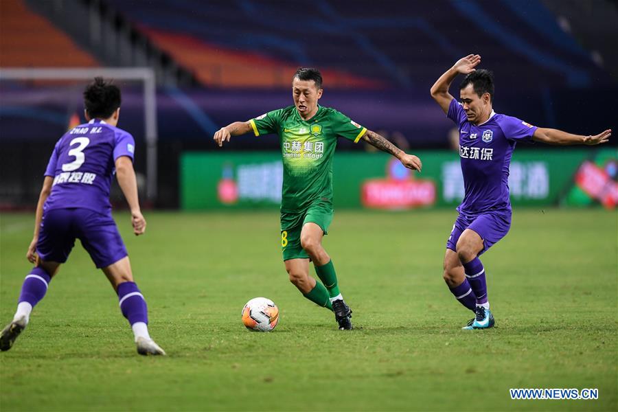 (SP)CHINA-SUZHOU-FOOTBALL-CHINESE SUPER LEAGUE-BEIJING VS TIANJIN (CN)