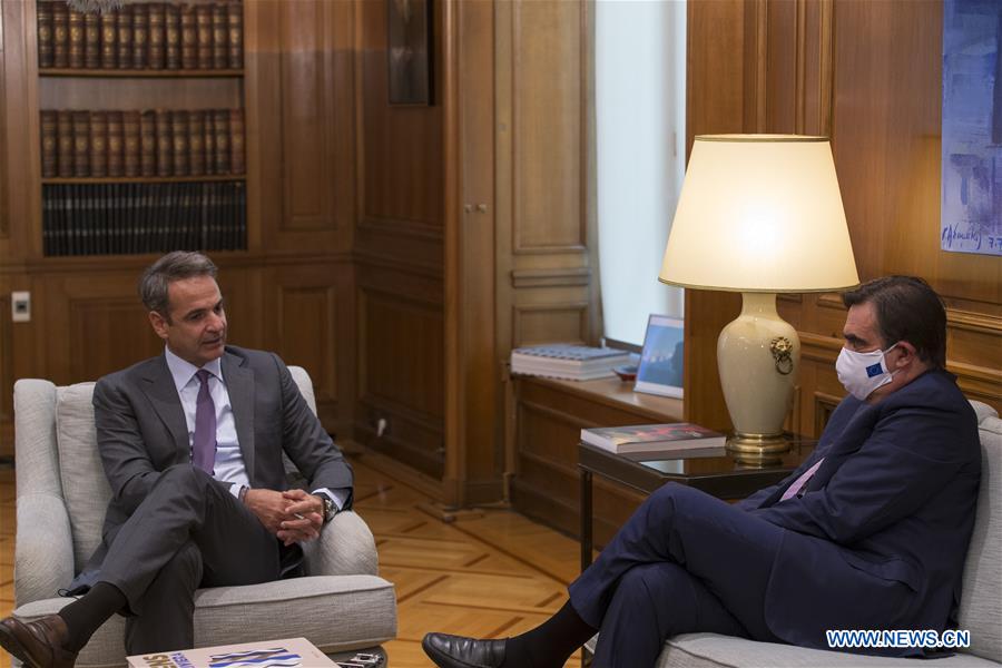 GREECE-ATHENS-PM-EUROPEAN COMMISSION-VICE PRESIDENT-MEETING