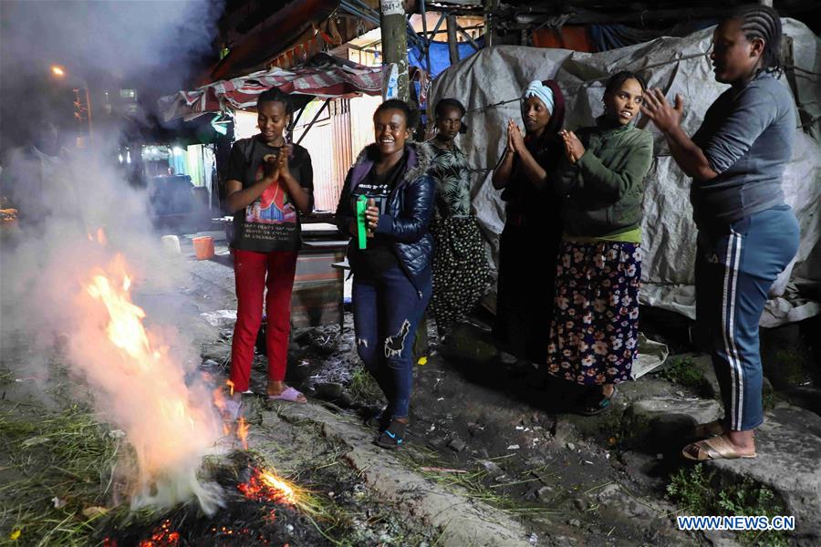 ETHIOPIA-ADDIS ABABA-ENKUTATASH-NEW YEAR