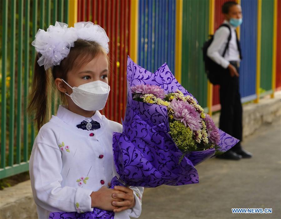 UZBEKISTAN-TASHKENT-COVID-19-SCHOOL-CLASS-RESUMPTION