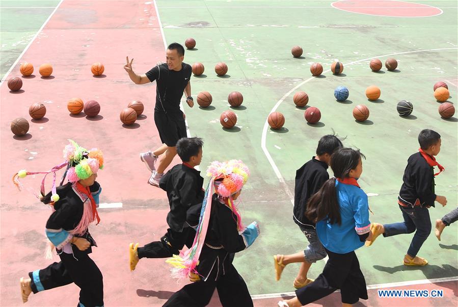 Feature Young Pe Teacher Ignites Sports Craze Among Rural Chinese Children Xinhua English News Cn