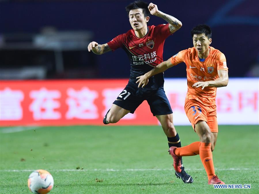 (SP)CHINA-DALIAN-FOOTBALL-CSL-SHENZHEN FC VS SHANDONG LUNENG (CN)