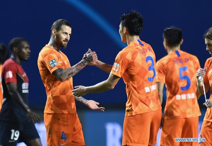 (SP)CHINA-DALIAN-FOOTBALL-CSL-SHENZHEN FC VS SHANDONG LUNENG (CN)