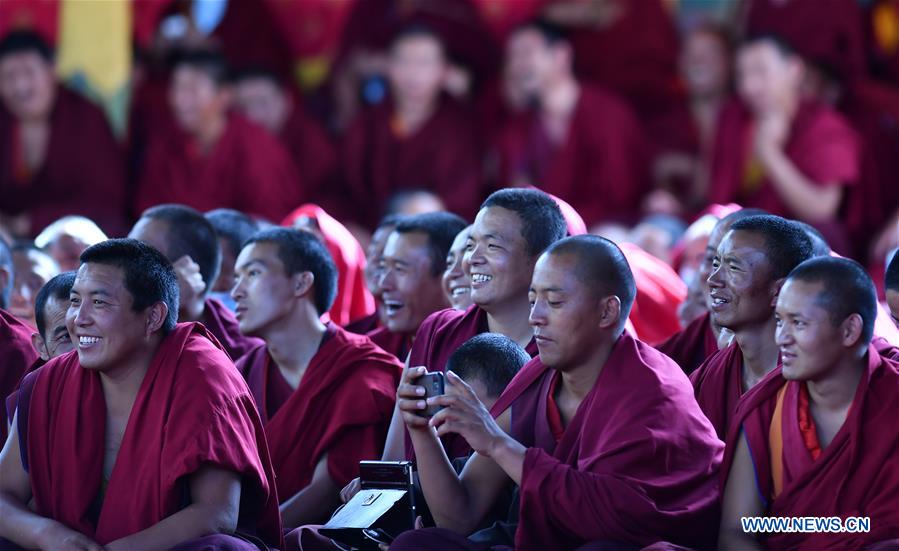 CHINA-TIBET-XIGAZE-TASHILHUNPO MONASTERY-CHAM DANCE (CN)