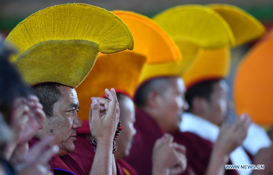 CHINA-TIBET-XIGAZE-TASHILHUNPO MONASTERY-CHAM DANCE (CN)