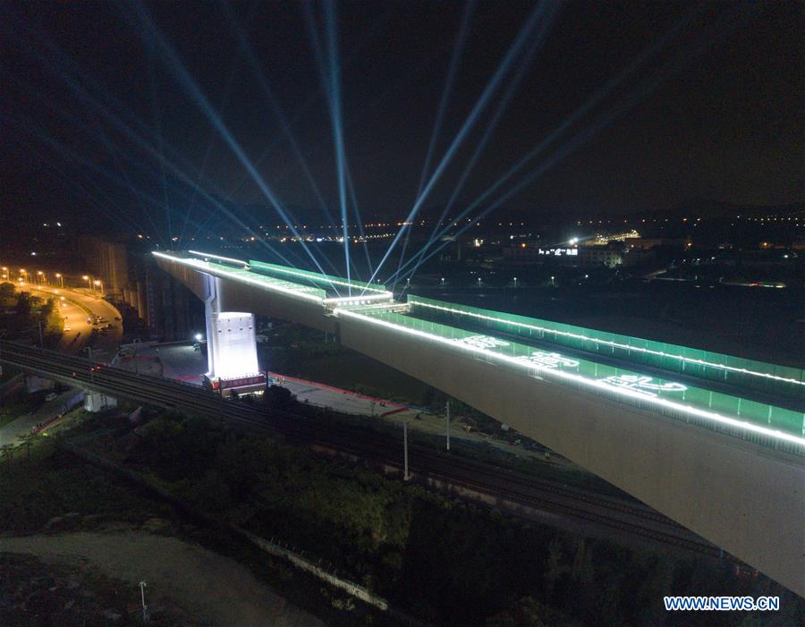 CHINA-FUJIAN-RAILWAY BRIDGE-ROTATION (CN)