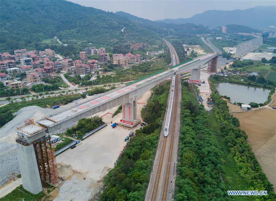 CHINA-FUJIAN-RAILWAY BRIDGE-ROTATION (CN)