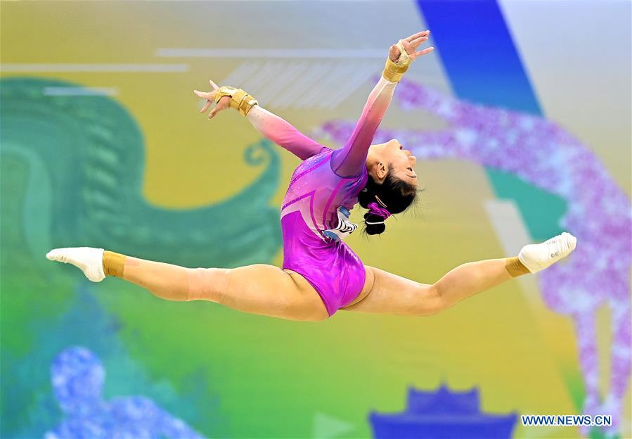 (SP)CHINA-GUANGDONG-ZHAOQING-ARTISTIC GYMNASTICS-CHINESE NATIONAL CHAMPIONSHIPS(CN)