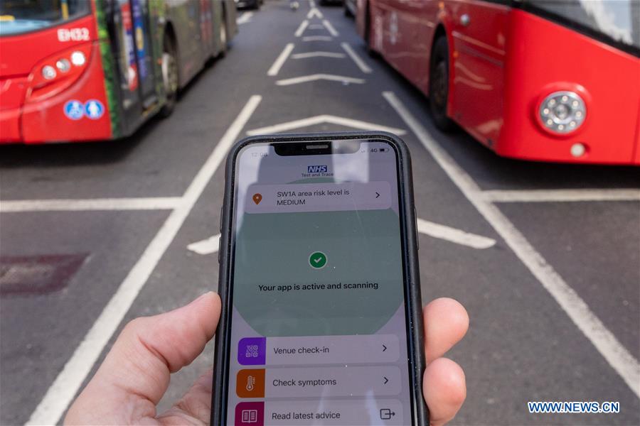 BRITAIN-LONDON-NHS COVID-19 APP-LAUNCH
