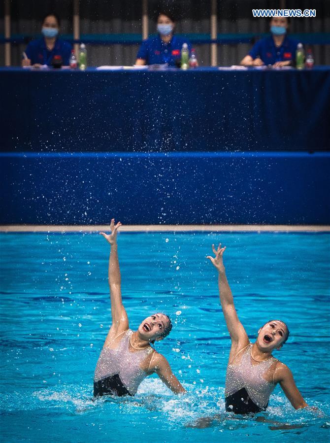 (SP)CHINA-WUHAN-ARTISTIC SWIMMING-CHINESE NATIONAL CHAMPIONSHIPS (CN)