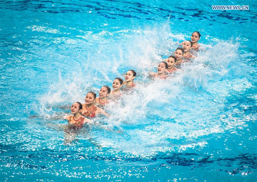 (SP)CHINA-WUHAN-ARTISTIC SWIMMING-CHINESE NATIONAL CHAMPIONSHIPS (CN)