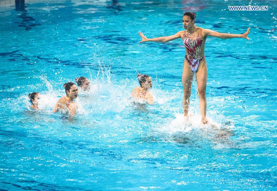 (SP)CHINA-WUHAN-ARTISTIC SWIMMING-CHINESE NATIONAL CHAMPIONSHIPS (CN)