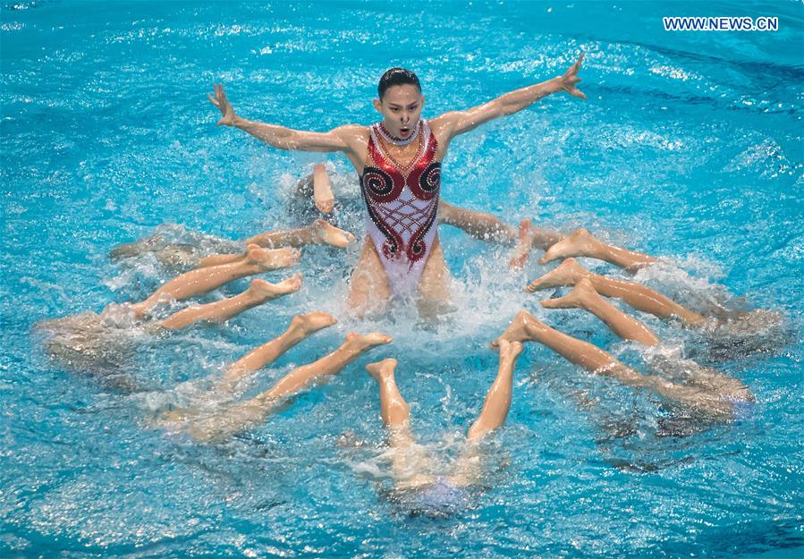 (SP)CHINA-WUHAN-ARTISTIC SWIMMING-CHINESE NATIONAL CHAMPIONSHIPS (CN)