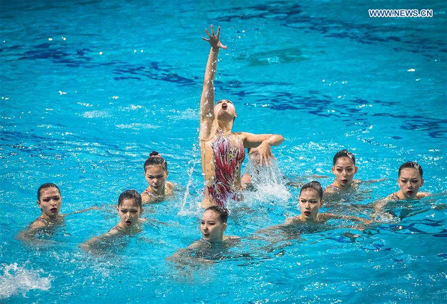 (SP)CHINA-WUHAN-ARTISTIC SWIMMING-CHINESE NATIONAL CHAMPIONSHIPS (CN)