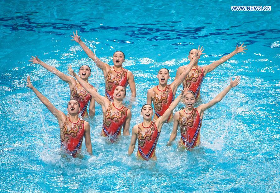 (SP)CHINA-WUHAN-ARTISTIC SWIMMING-CHINESE NATIONAL CHAMPIONSHIPS (CN)