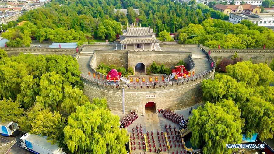 CHINA-SHANDONG-QUFU-CONFUCIUS TEMPLE-VIEW (CN)