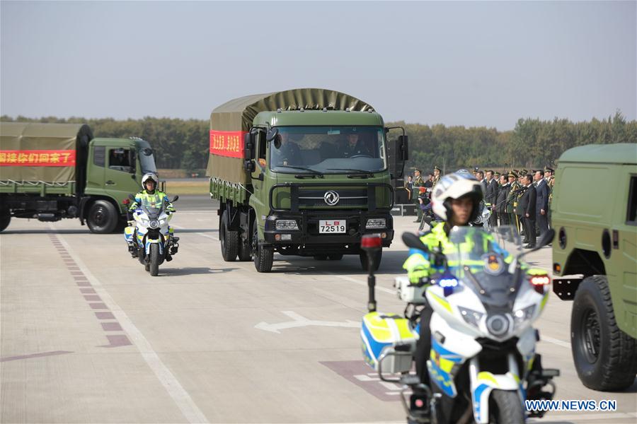 CHINA-LIAONING-SHENYANG-KOREAN WAR-CHINESE SOLDIERS-REMAINS-RETURN (CN)