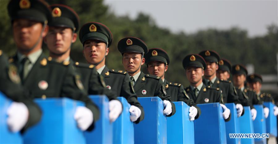 CHINA-LIAONING-SHENYANG-KOREAN WAR-CHINESE SOLDIERS-REMAINS-RETURN (CN)