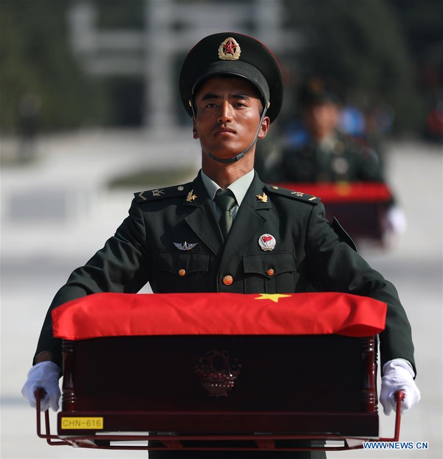 CHINA-LIAONING-SHENYANG-KOREAN WAR-CHINESE SOLDIERS-REMAINS-RETURN (CN)