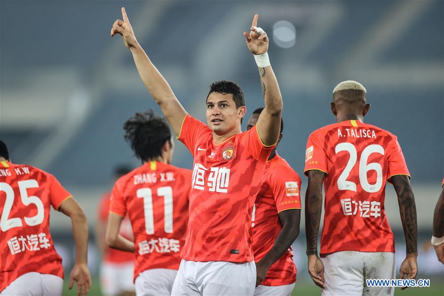 (SP)CHINA-DALIAN-FOOTBALL-CSL-GUANGZHOU EVERGRANDE TAOBAO VS DALIAN PRO(CN)