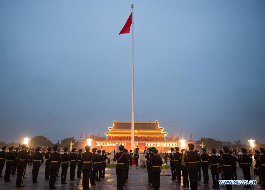 CHINA-BEIJING-NATIONAL DAY-FLAG-RAISING CEREMONY (CN)