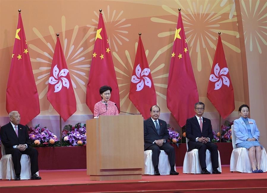 CHINA-HONG KONG-NATIONAL DAY-RECEPTION (CN)