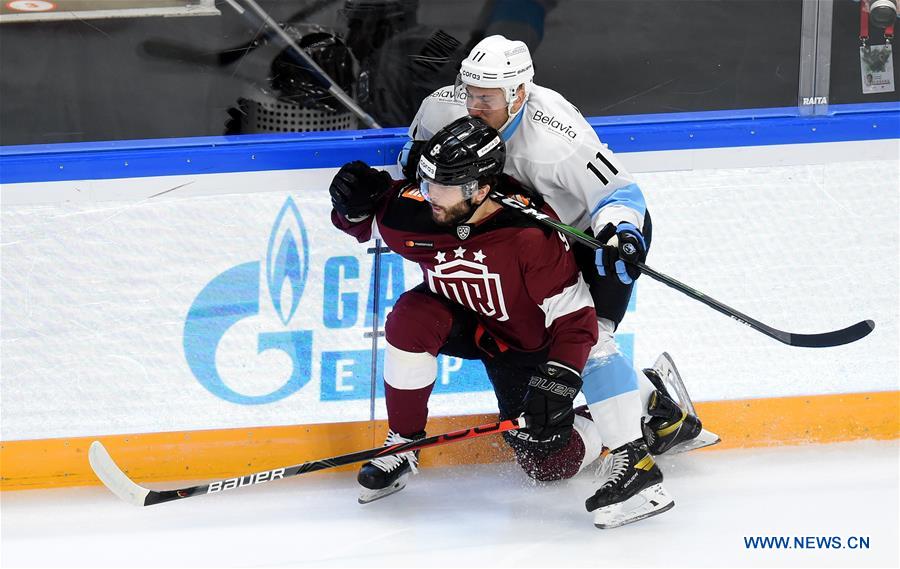 (SP)LATVIA-RIGA-ICE HOCKEY-KHL-DINAMO RIGA VS DINAMO MINSK