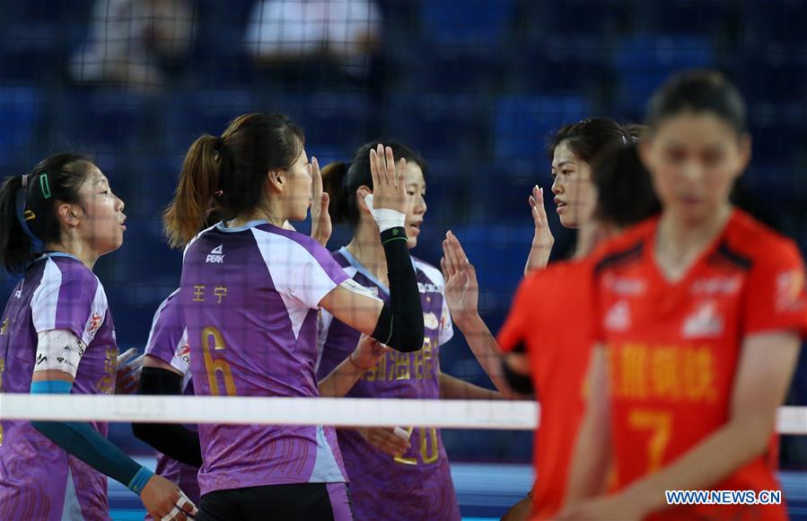 (SP)CHINA-JIANGMEN-VOLLEYBALL-CHINESE WOMEN'S CHAMPIONSHIP(CN)
