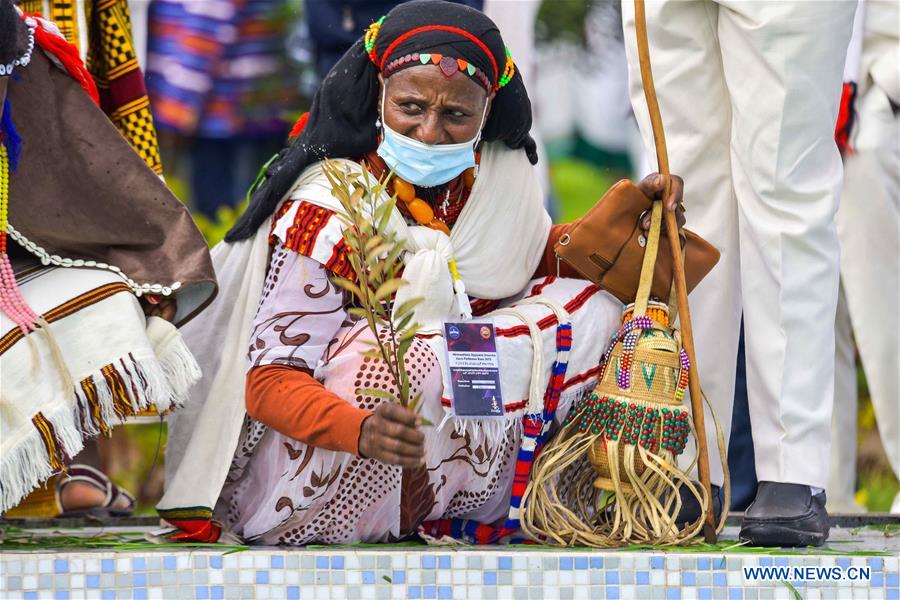 ETHIOPIA-ADDIS ABABA-IRREECHA FESTIVAL-OROMO ETHNIC GROUP