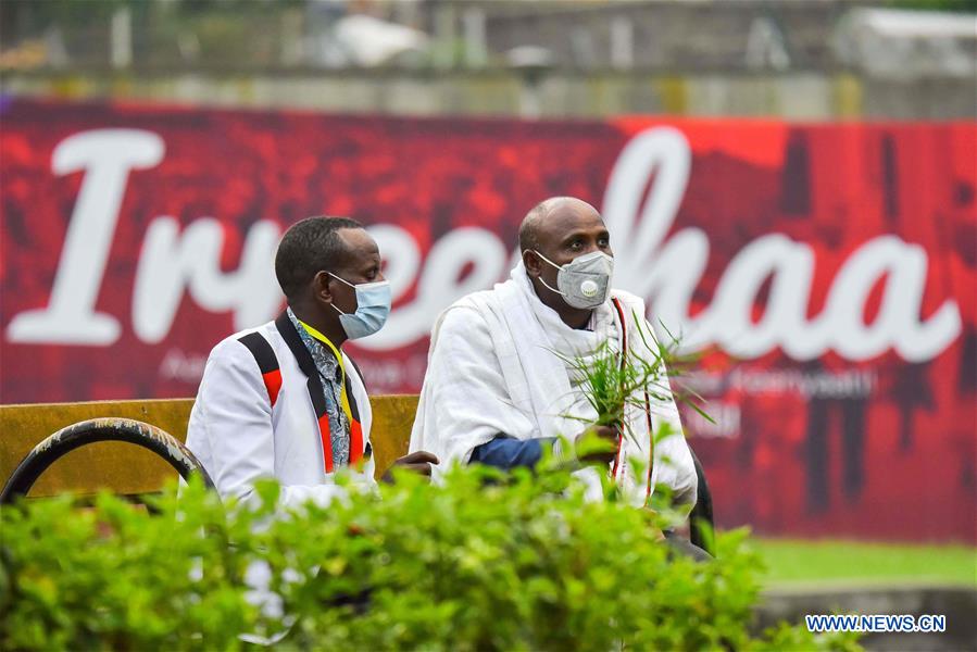 ETHIOPIA-ADDIS ABABA-IRREECHA FESTIVAL-OROMO ETHNIC GROUP