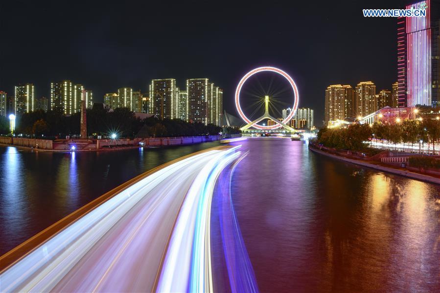 CHINA-TIANJIN-NIGHT SCENERY (CN)