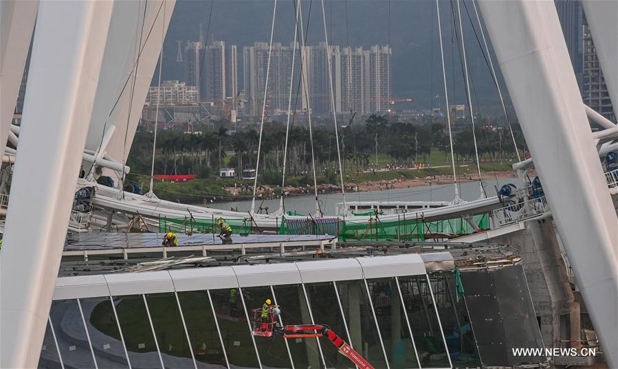 CHINA-GUANGDONG-PARK-FERRIS WHEEL-CONSTRUCTION(CN)