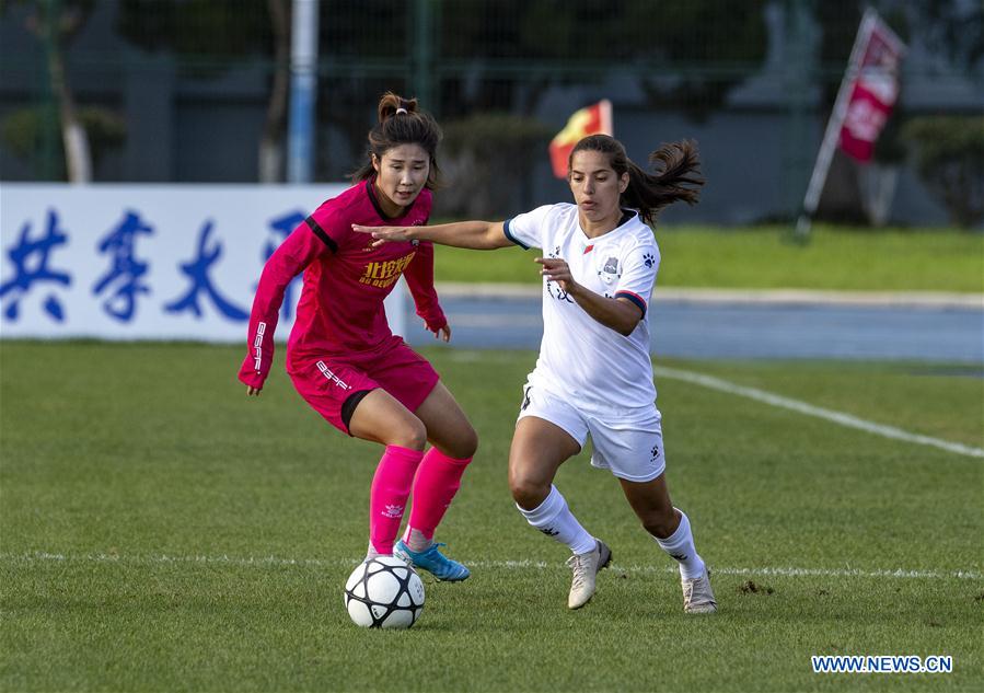 (SP)CHINA-KUNMING-FOOTBALL-2020 CFA WOMEN'S SUPER LEAGUE-WUHAN VS BEIJING (CN)